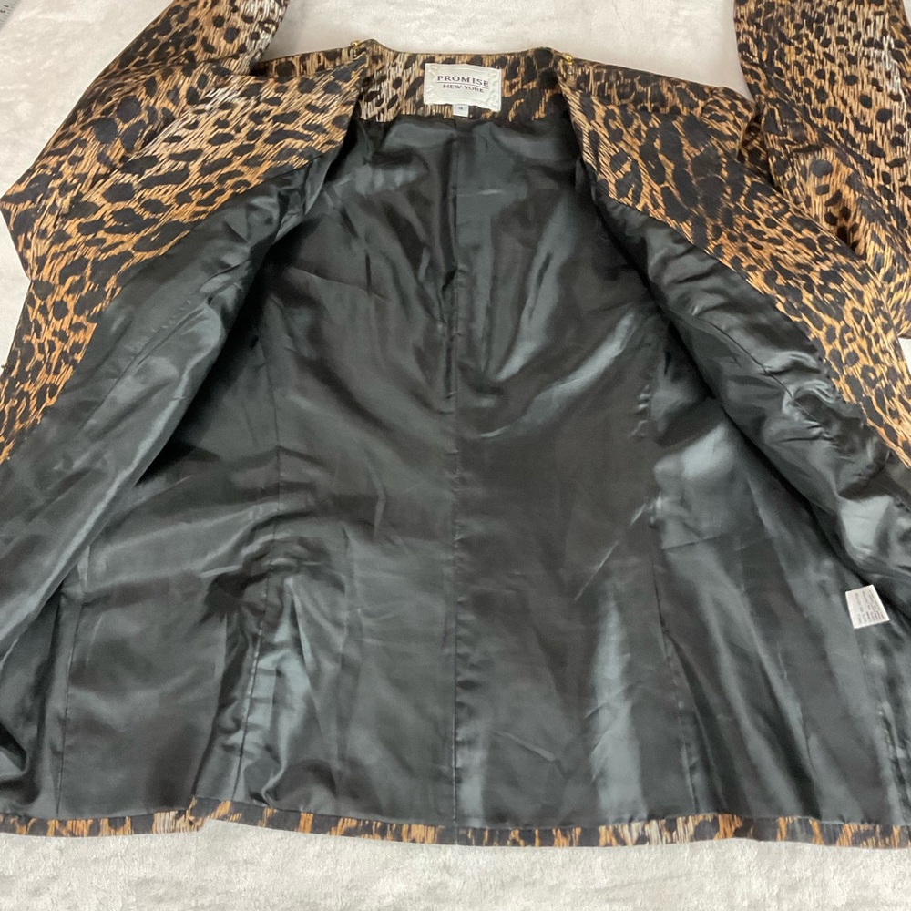 Animal Print Open Jacket Dressy - Picture 11 of 13